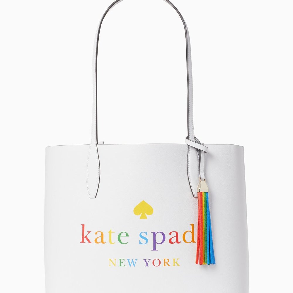 Kate Spade Arch Rainbow Large Tote